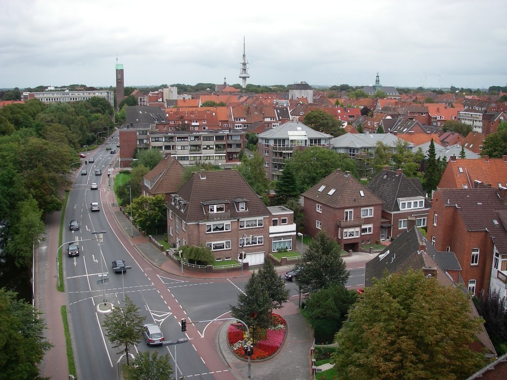 Blick vom Wasserturm - Emden